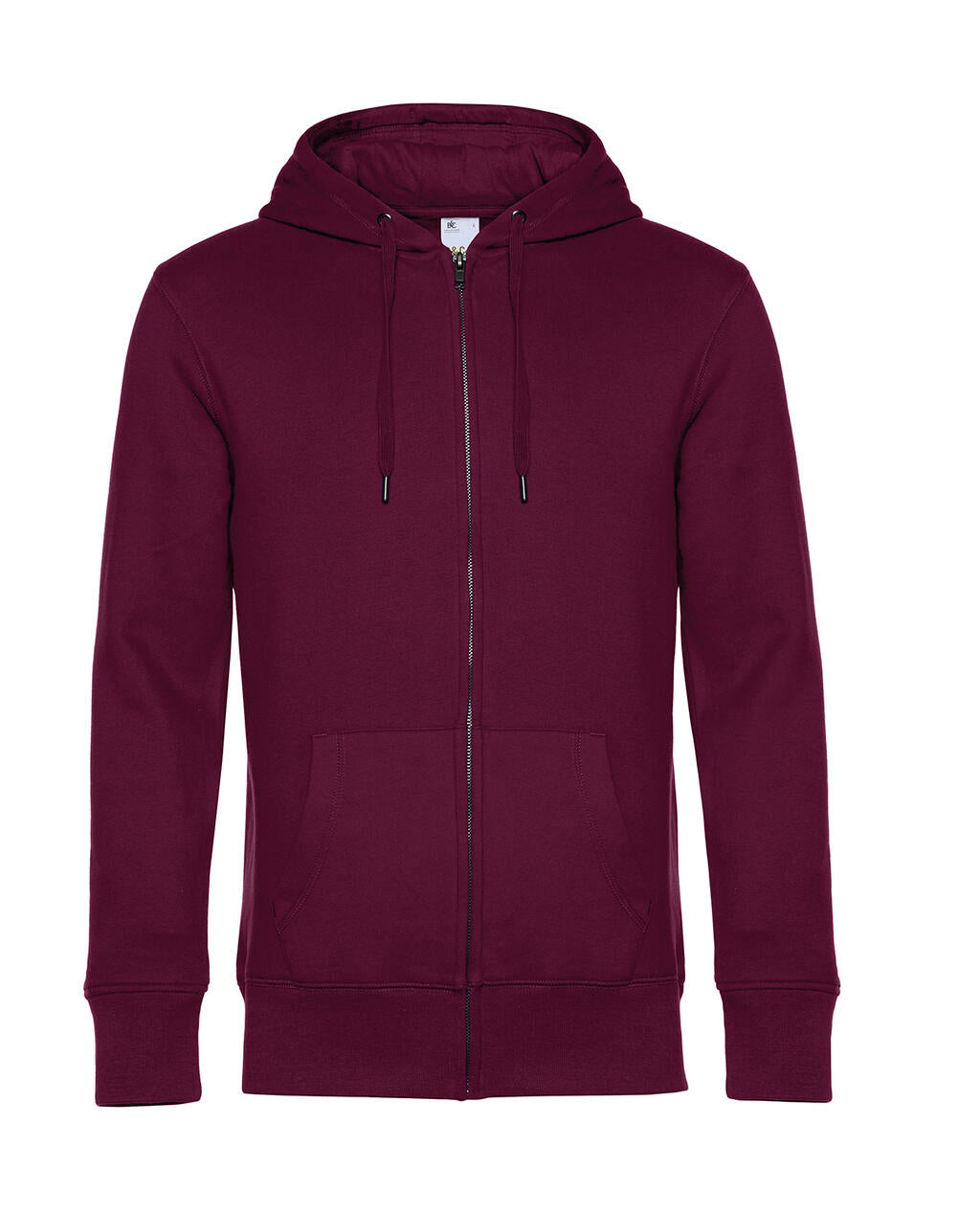KING Zipped Hood_° in Farbe Dark Cherry