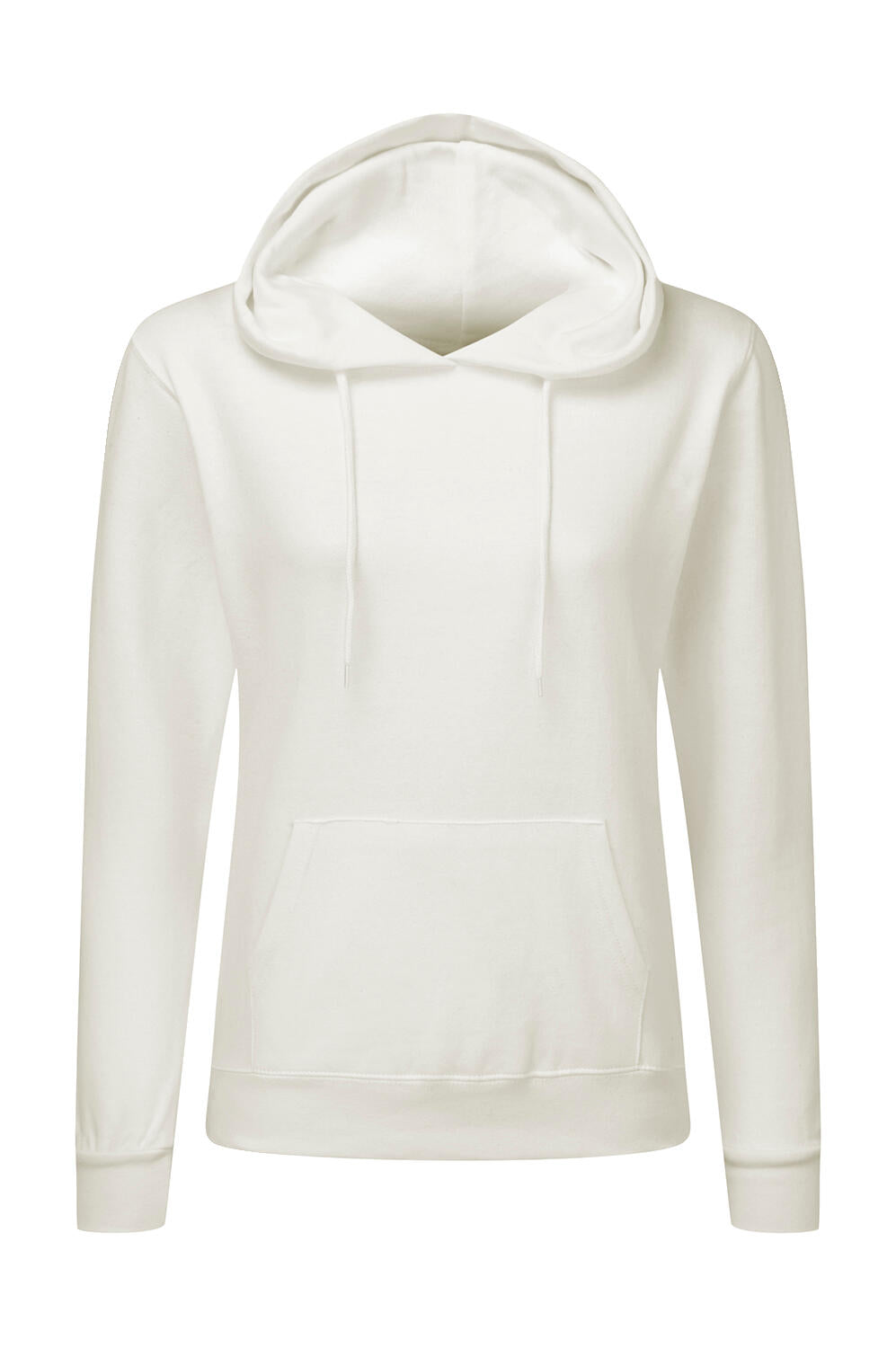 Ladies' Hooded Sweatshirt in Farbe Snowwhite