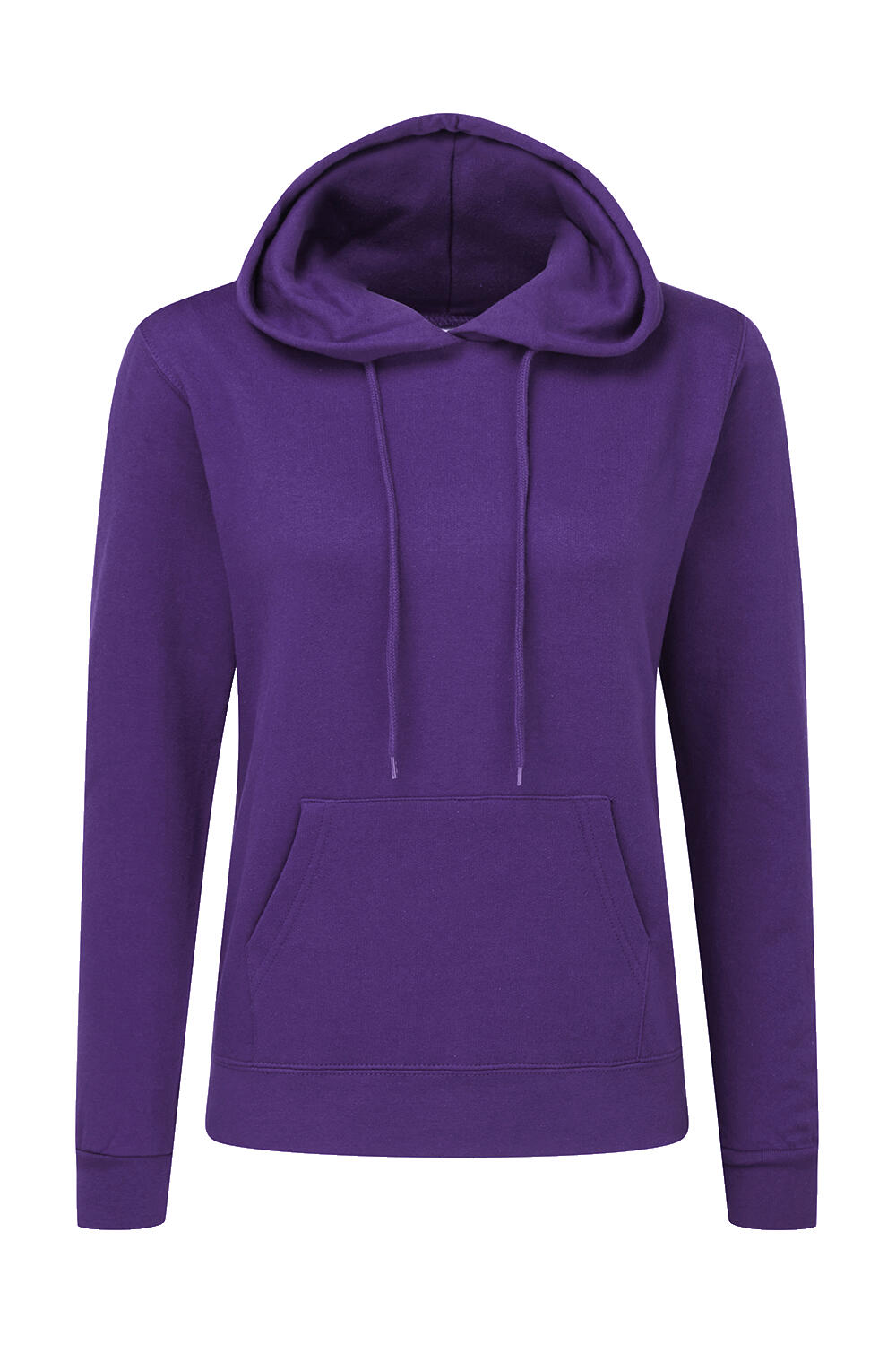 Ladies' Hooded Sweatshirt in Farbe Purple