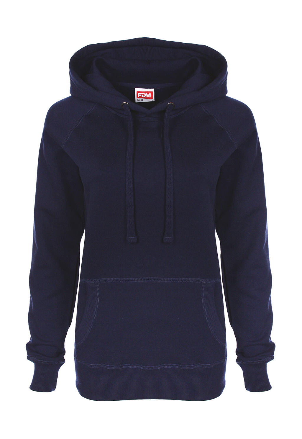Ladies' Raglan Hoodie in Farbe Navy