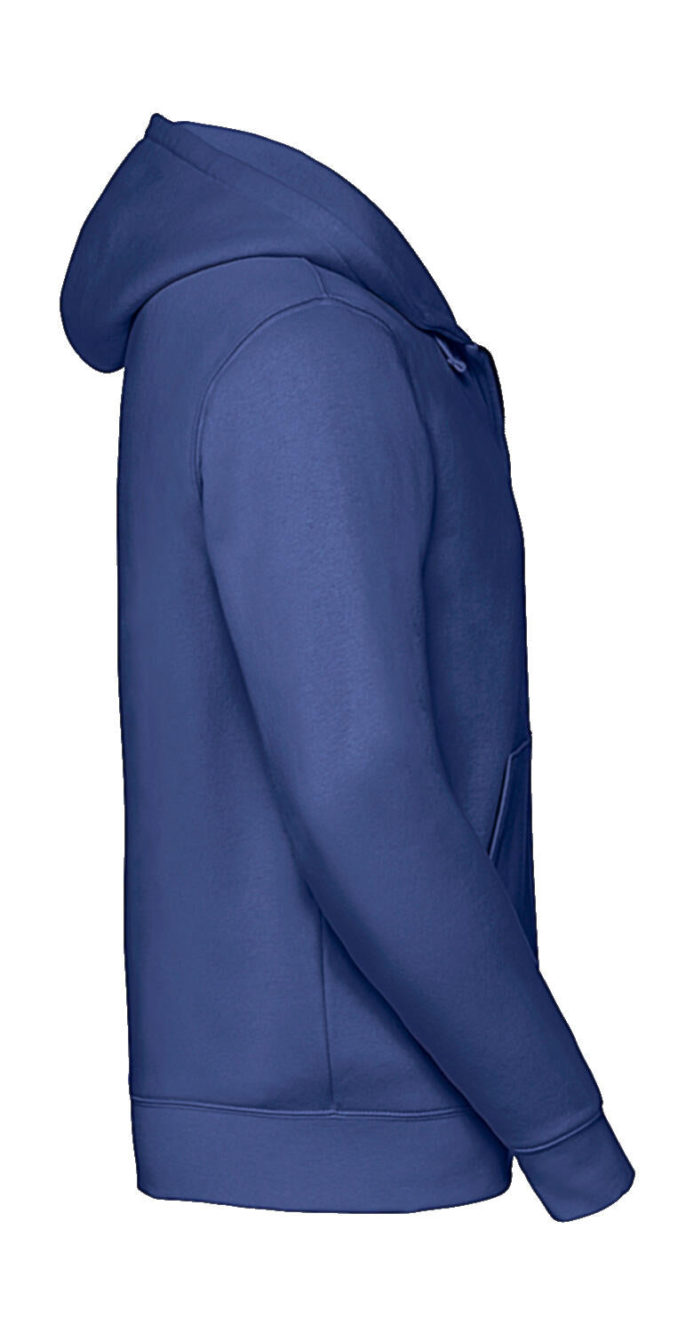 Men's Authentic Zipped Hood in Farbe White
