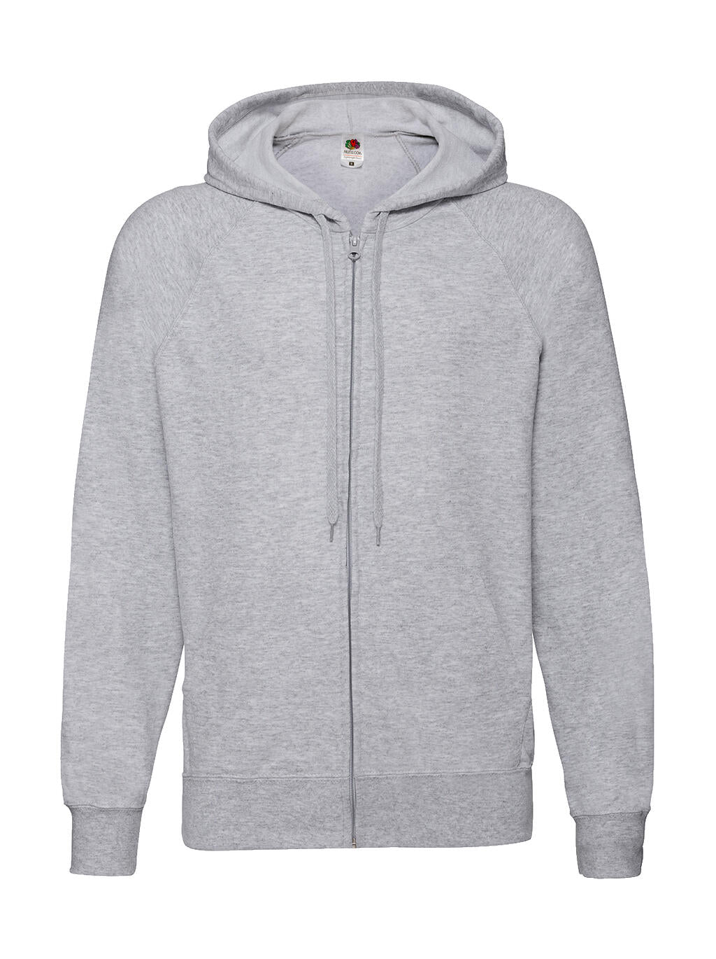Lightweight Hooded Sweat Jacket in Farbe Heather Grey