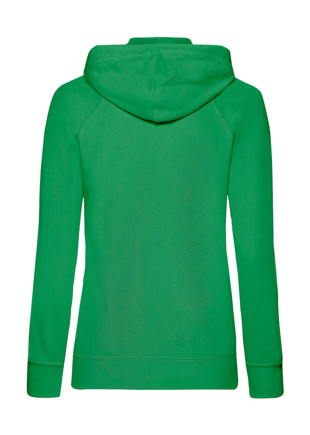 Ladies' Lightweight Hooded Sweat Jacket in Farbe White