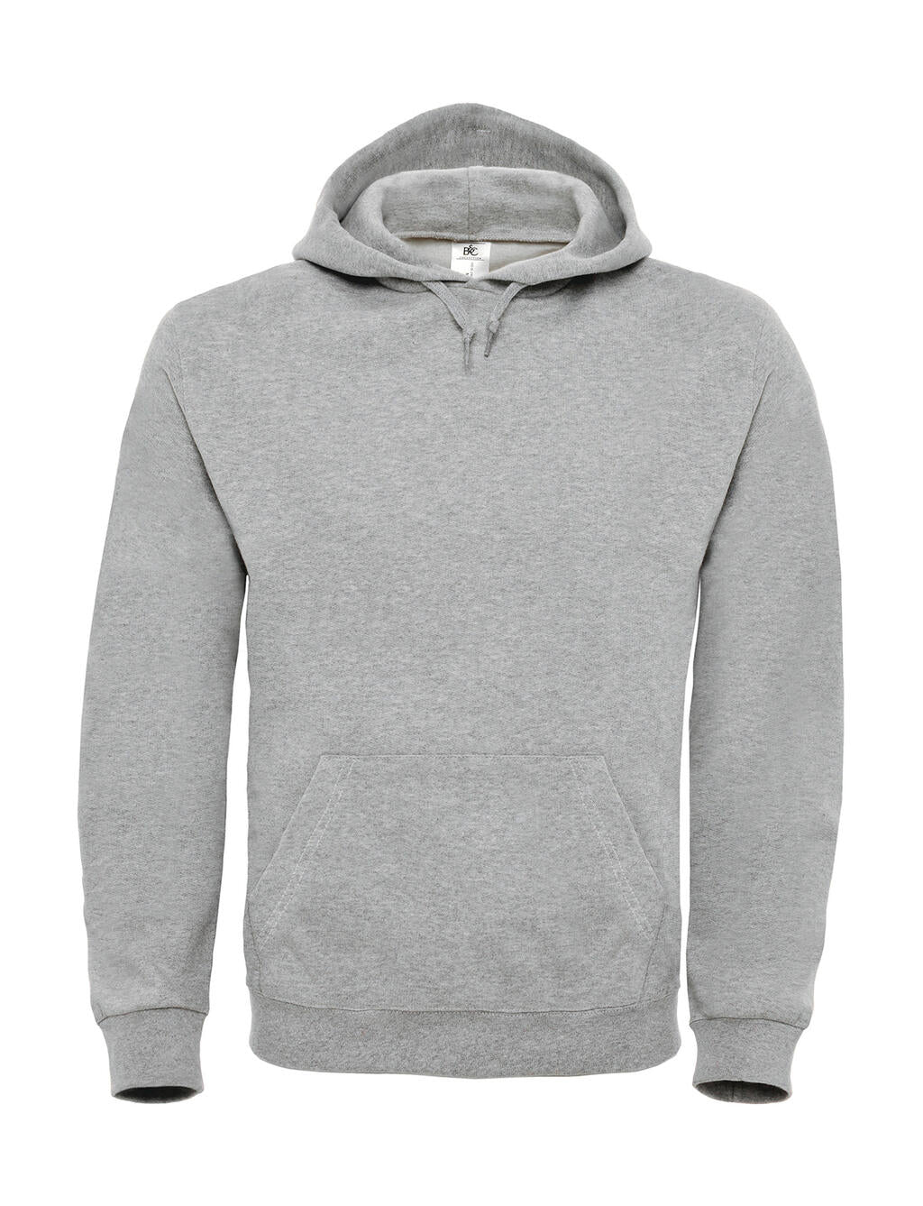 ID.003 Cotton Rich Hooded Sweatshirt in Farbe Heather Grey