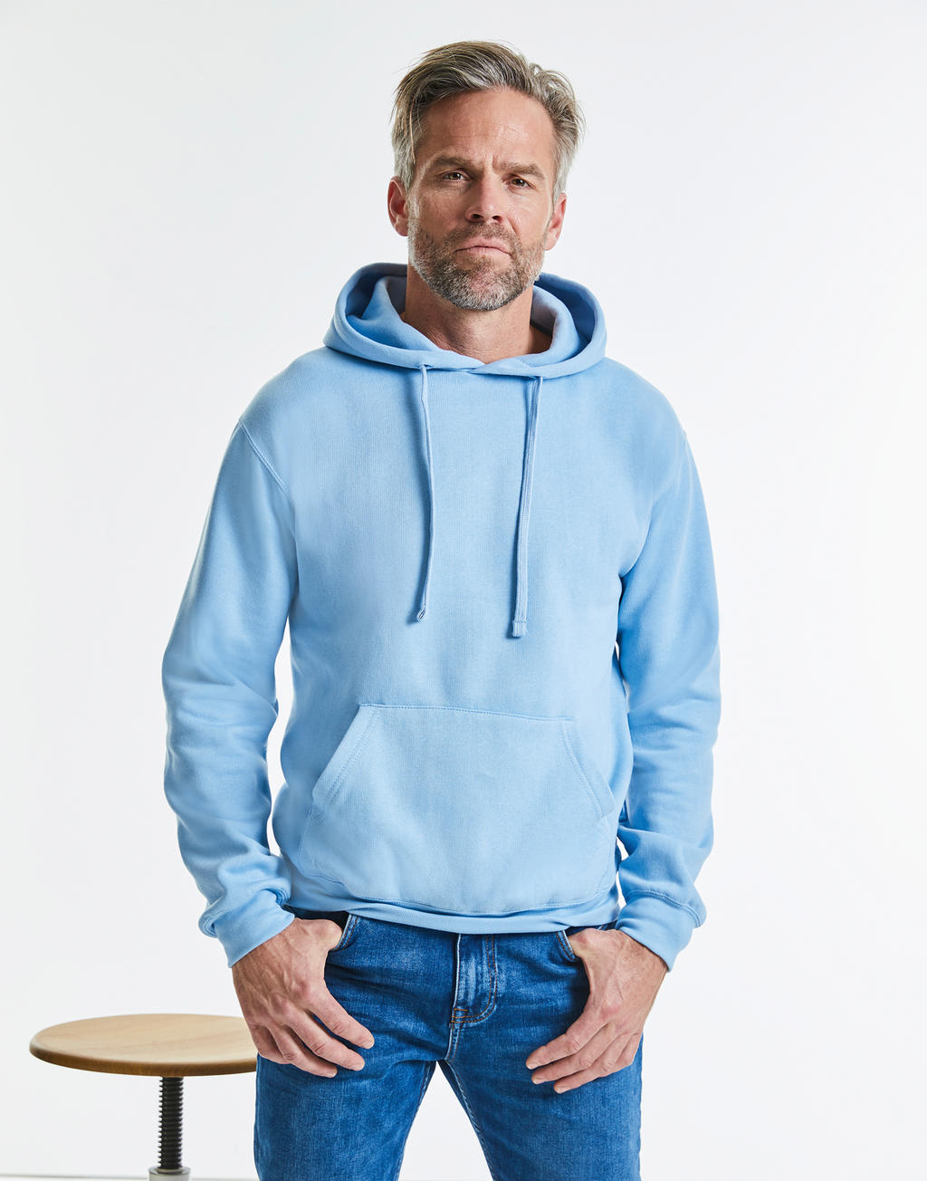 Hooded Sweatshirt in Farbe White