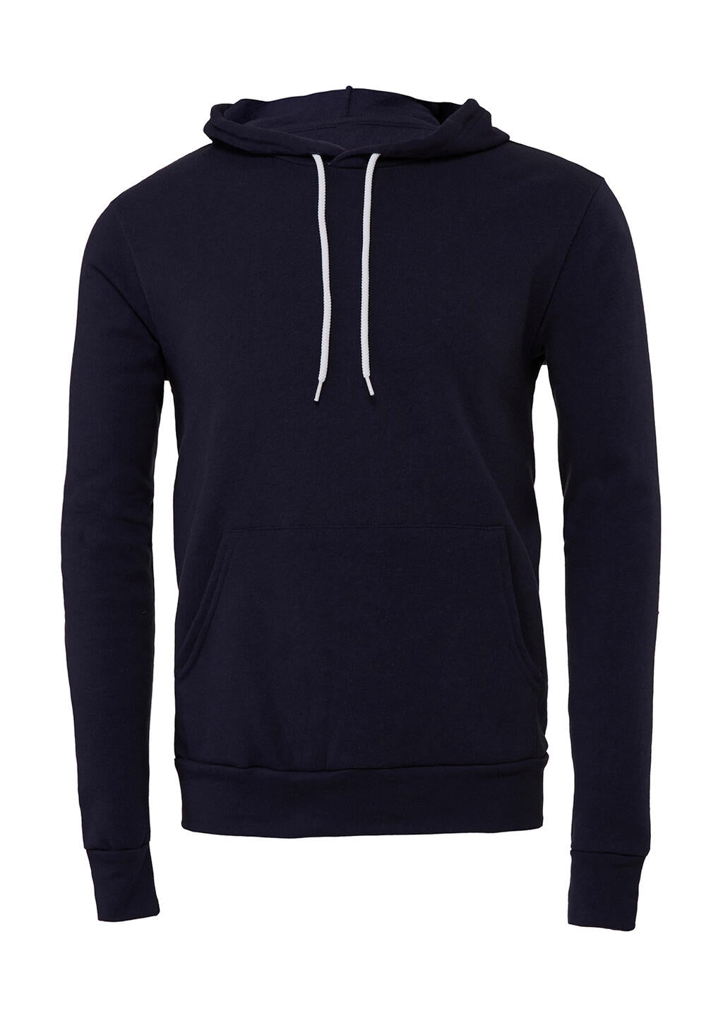 Unisex Poly-Cotton Pullover Hoodie in Farbe Navy