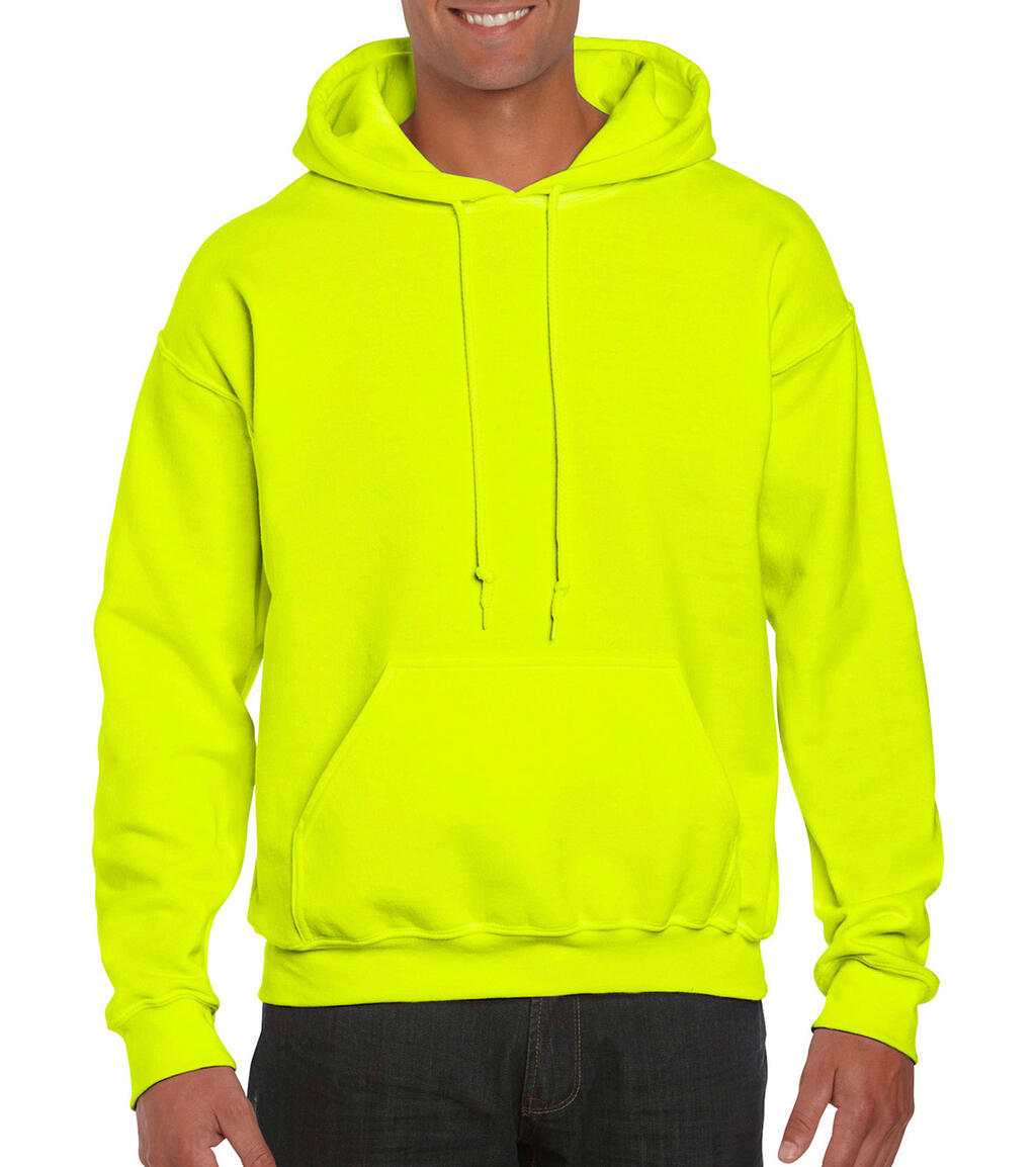 DryBlend Adult Hooded Sweat in Farbe Safety Green