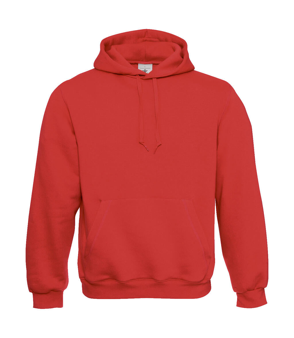 Hooded Sweatshirt in Farbe Red
