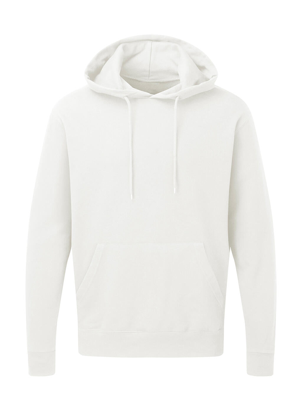 Men's Hooded Sweatshirt in Farbe Snowwhite