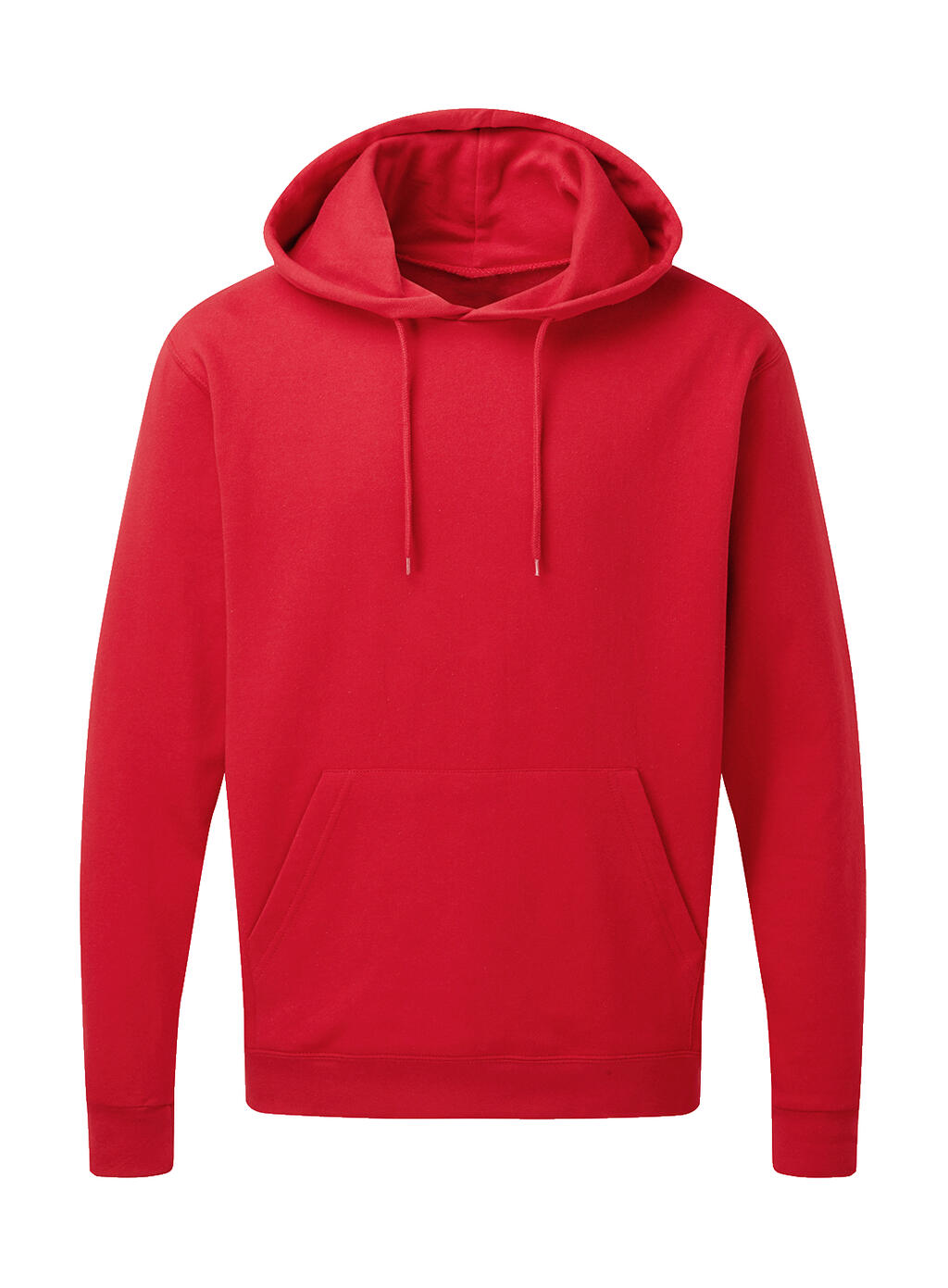 Men's Hooded Sweatshirt in Farbe Red