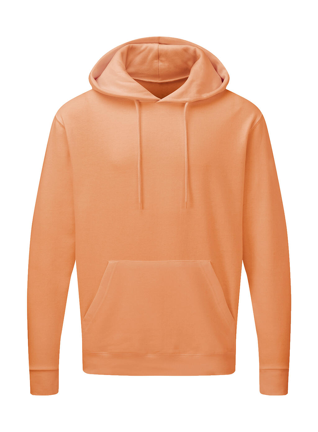 Men's Hooded Sweatshirt in Farbe Cantaloupe