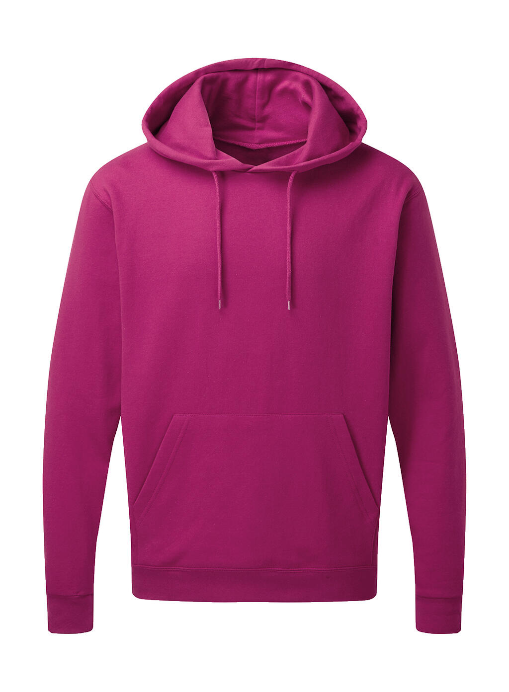 Men's Hooded Sweatshirt in Farbe Dark Pink