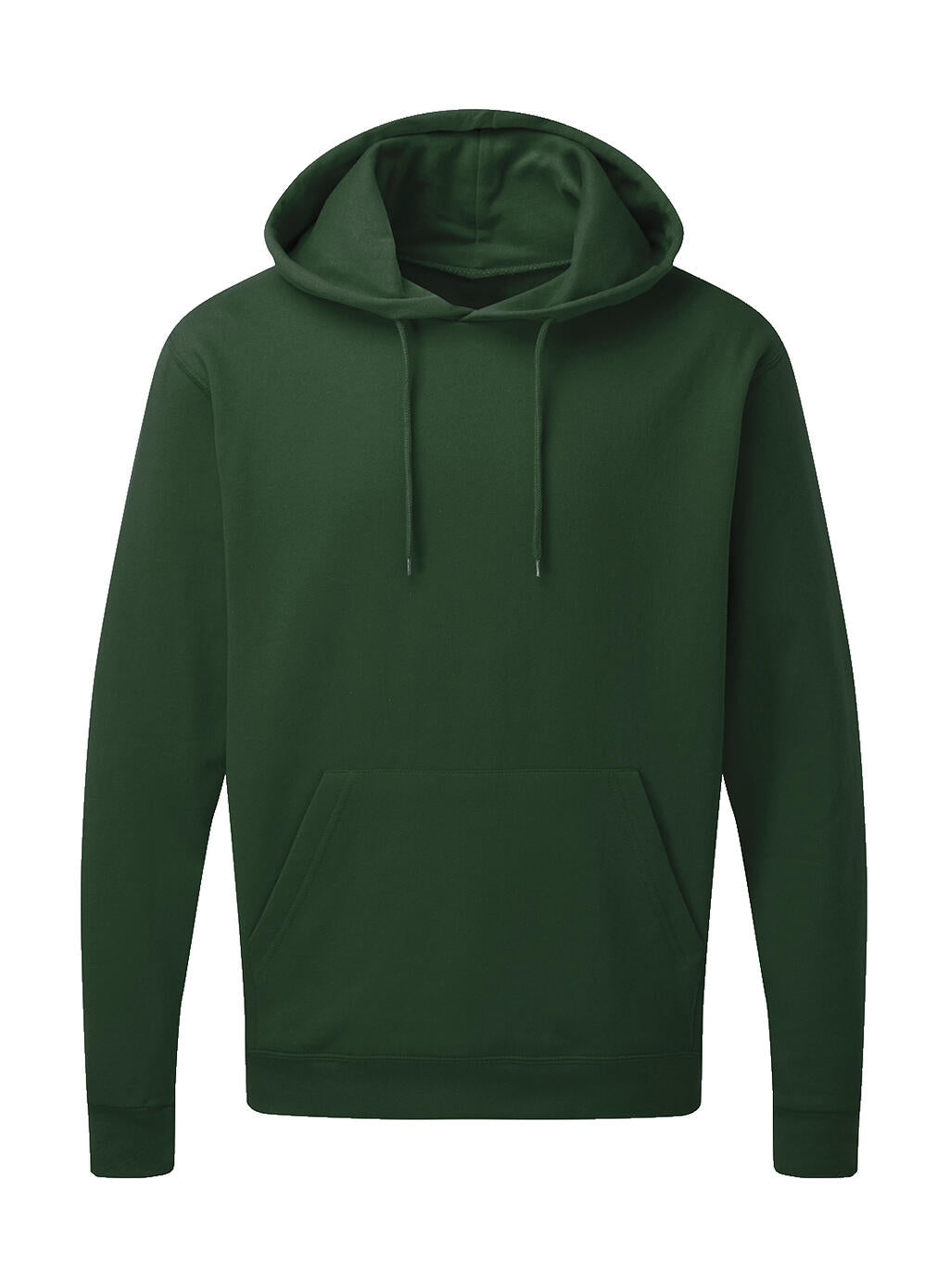 Men's Hooded Sweatshirt in Farbe Bottle Green