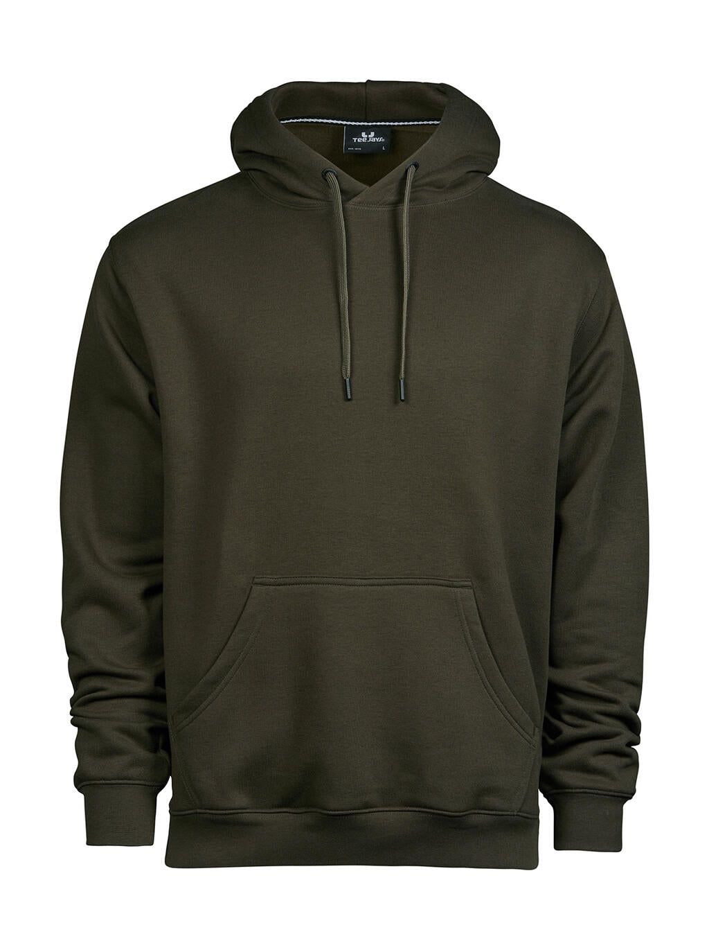 Hooded Sweat in Farbe Dark Olive
