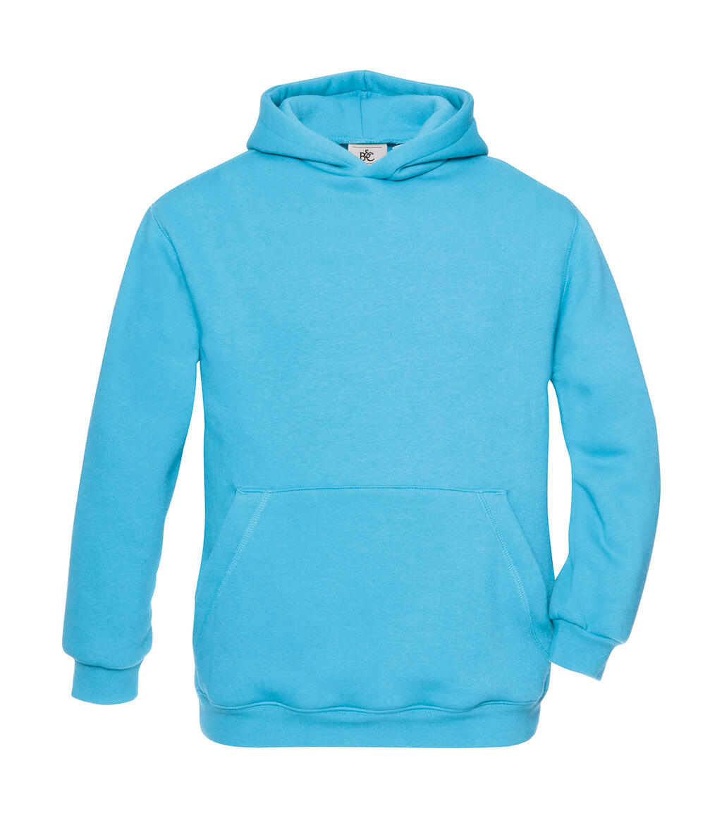 Hooded/kids Sweat in Farbe Very Turquoise