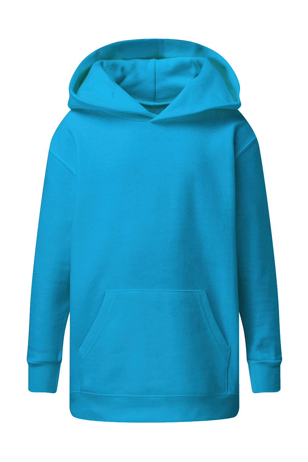 Kids' Hooded Sweatshirt in Farbe Turquoise