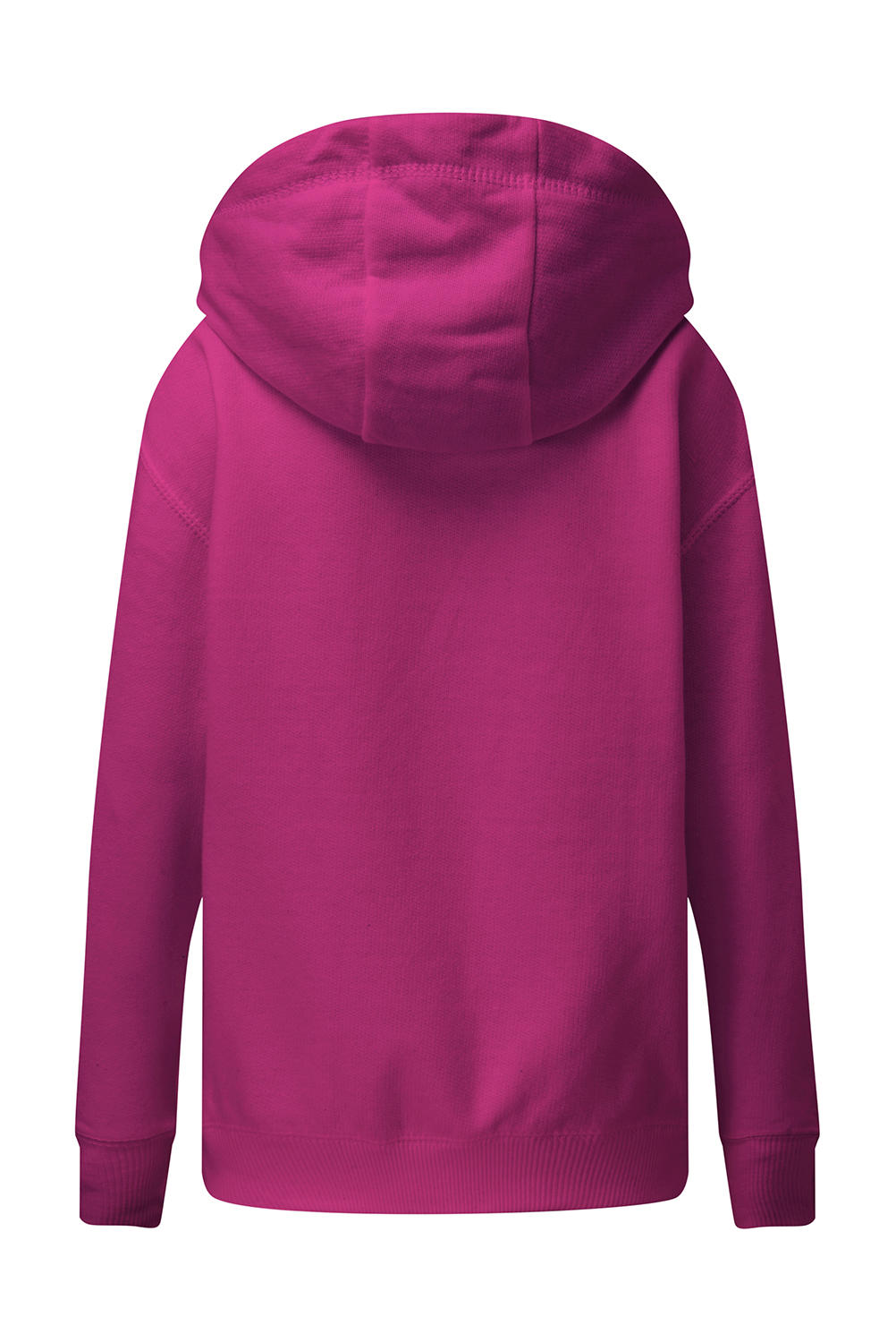 Kids' Contrast Hoodie in Farbe Navy/Light Oxford
