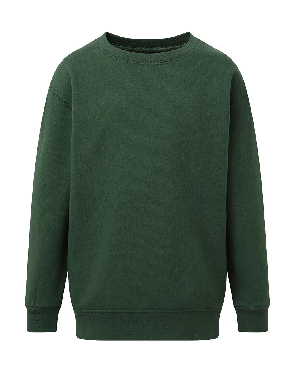 Kids' Crew Sweat in Farbe Bottle Green
