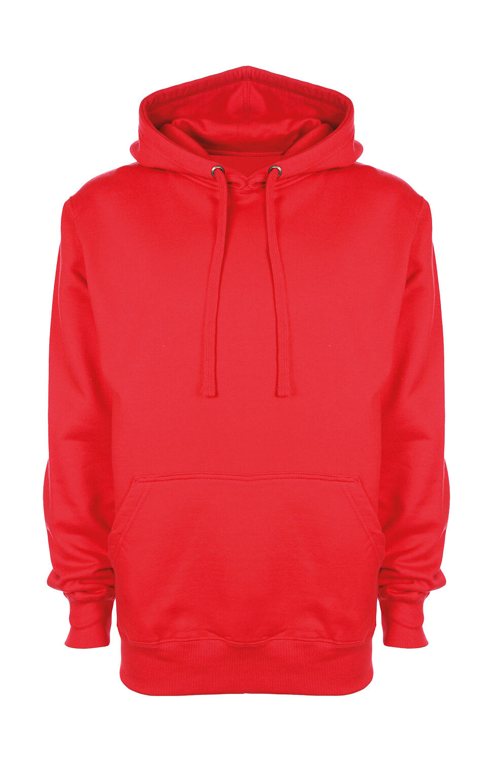 Tagless Hoodie in Farbe Fire Red