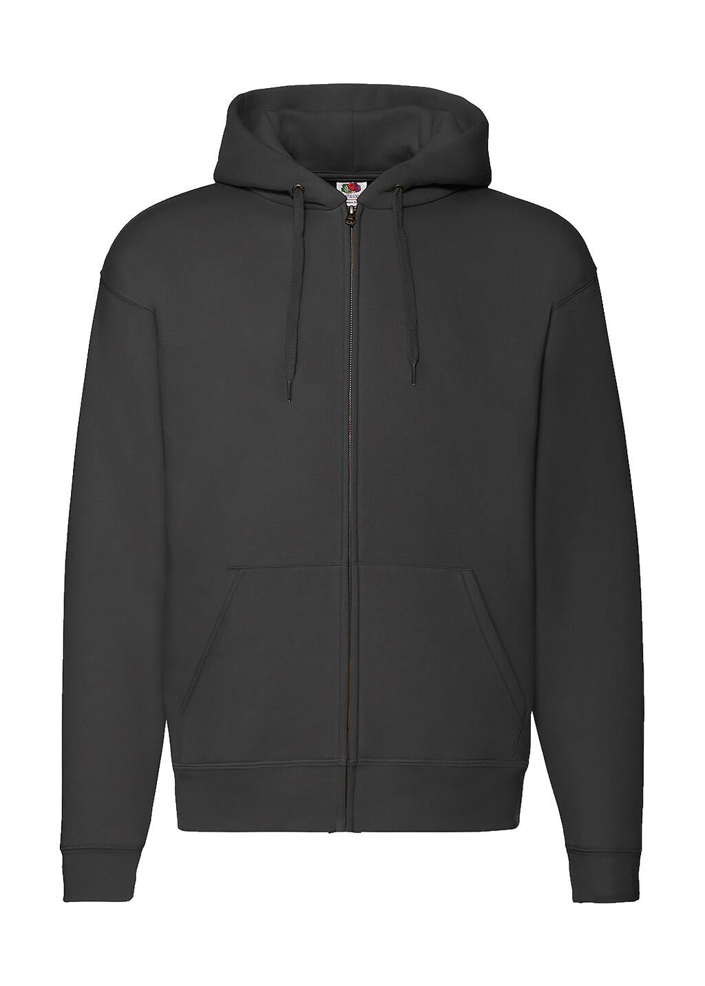 Premium Hooded Zip Sweat in Farbe Black
