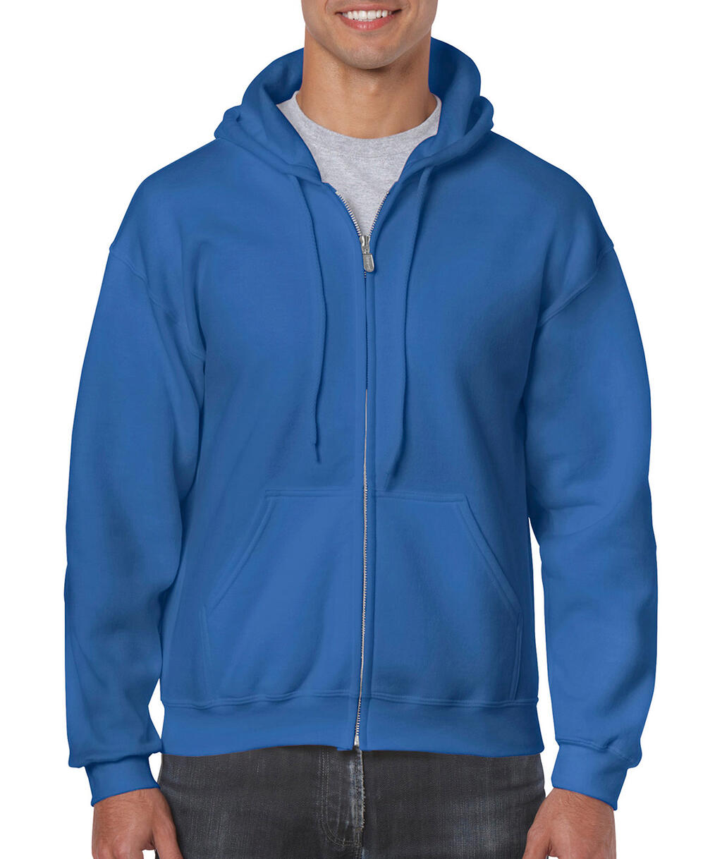 Heavy Blend Adult Full Zip Hooded Sweat in Farbe Royal