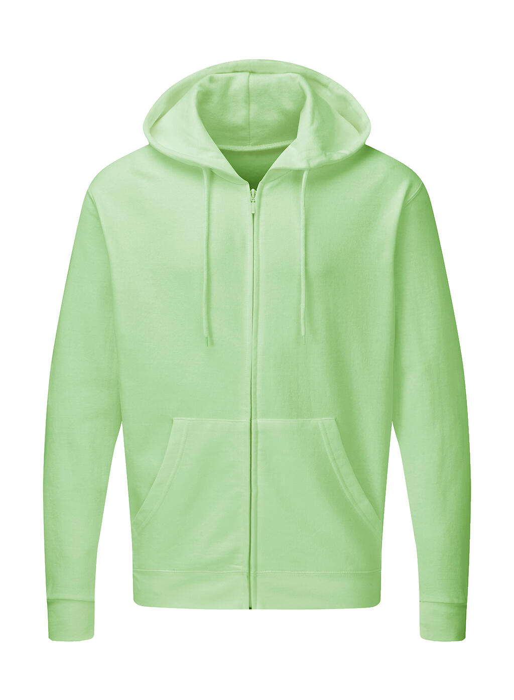 Men's Zip Hood in Farbe Neo Mint
