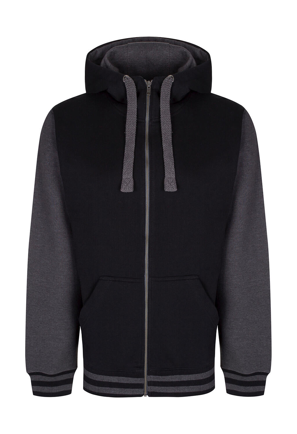 Active Zip Hoodie in Farbe Black/Charcoal