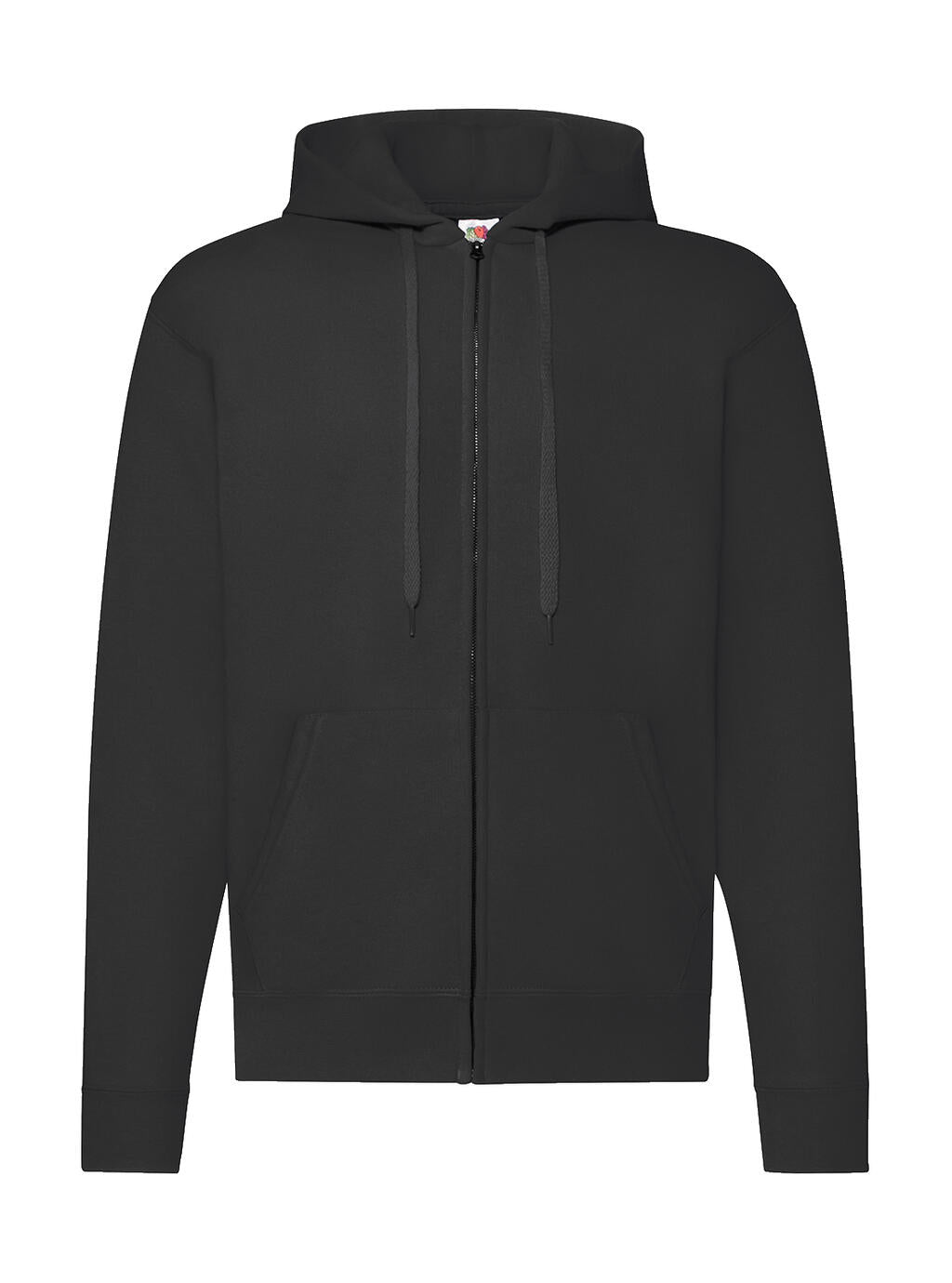 Classic Hooded Sweat Jacket in Farbe Black