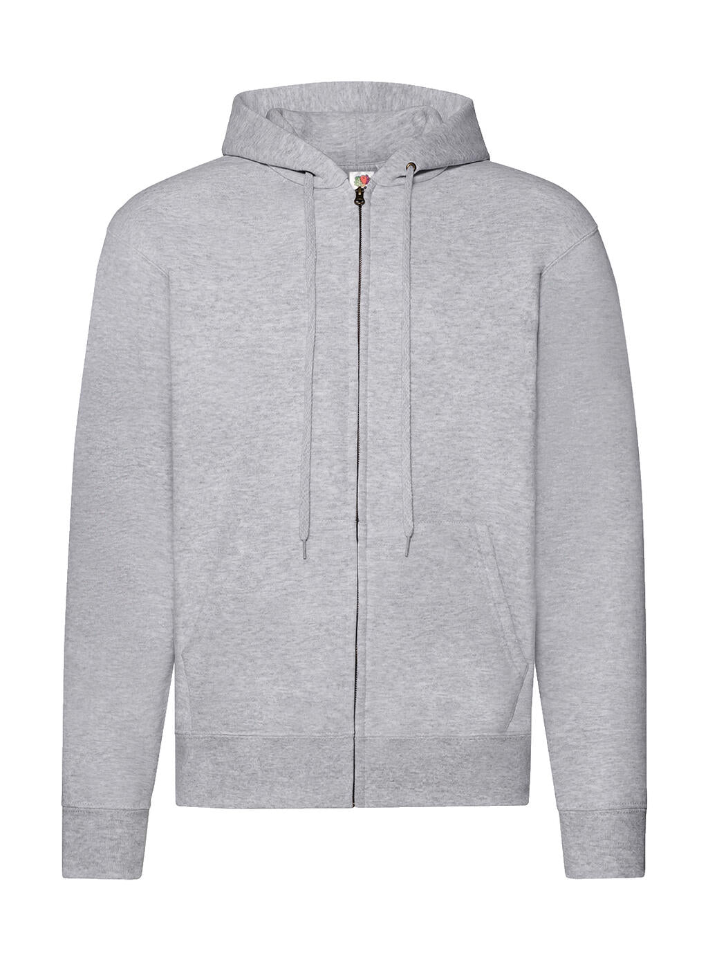 Classic Hooded Sweat Jacket in Farbe Heather Grey