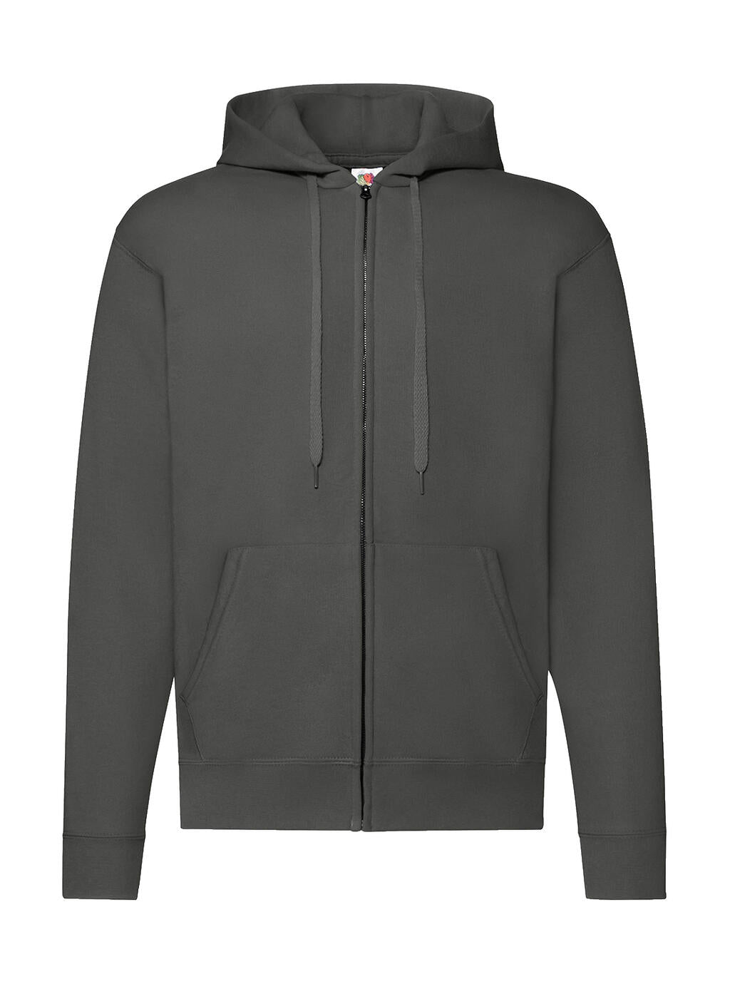Classic Hooded Sweat Jacket in Farbe Light Graphite