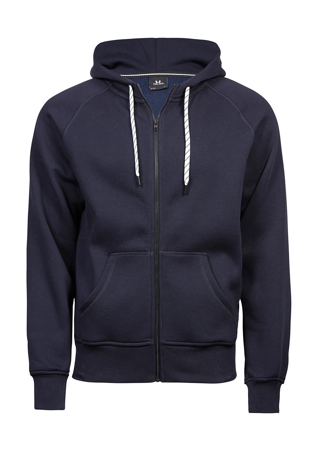 Fashion Full Zip Hood in Farbe Navy
