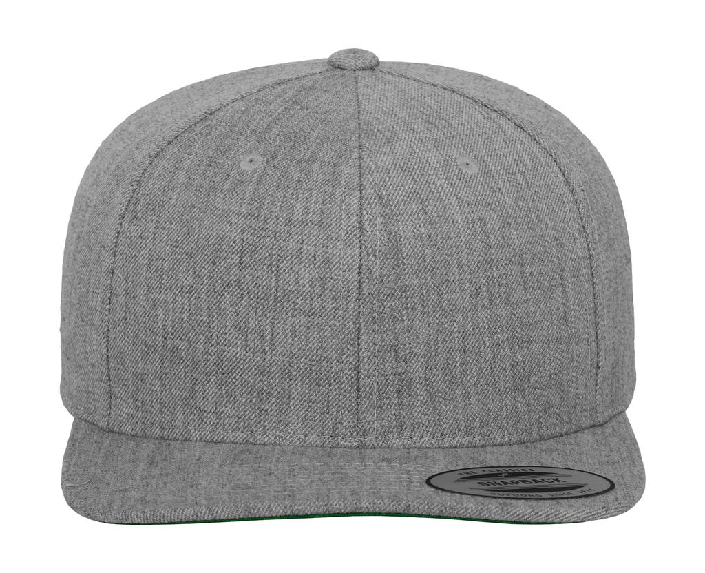 Classic Snapback Cap in Farbe Heather Grey/Heather Grey