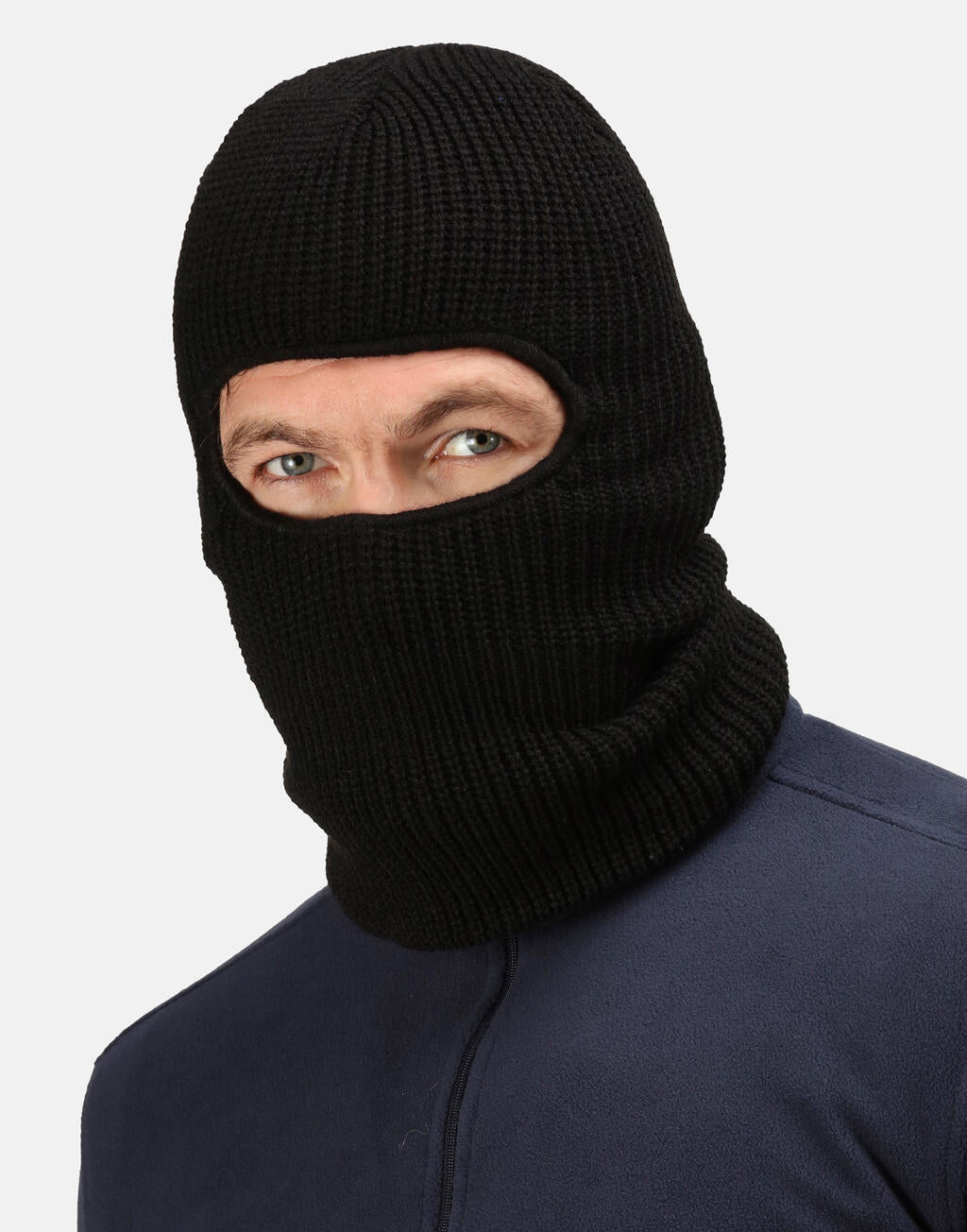 Open Face Balaclava in Farbe Black