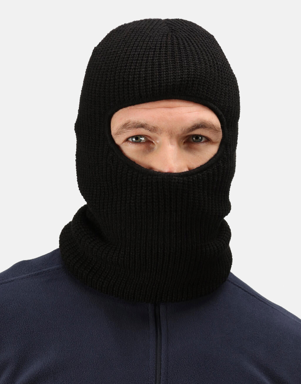Open Face Balaclava in Farbe Black