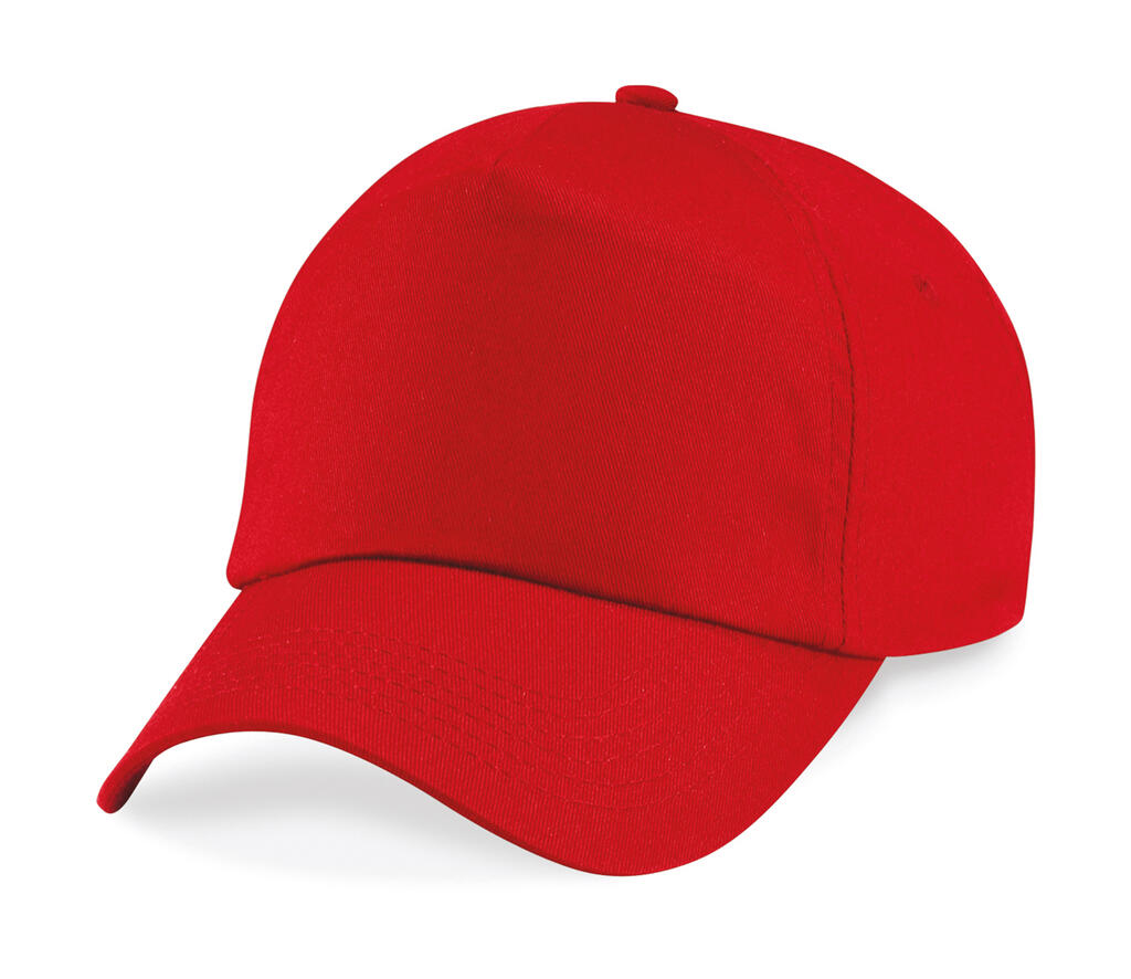 Junior Original 5 Panel Cap in Farbe Classic Red