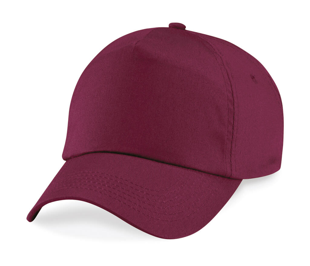 Junior Original 5 Panel Cap in Farbe Burgundy
