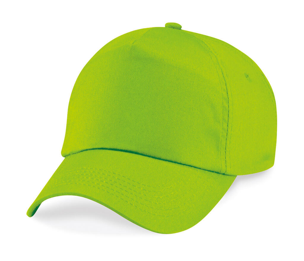Junior Original 5 Panel Cap in Farbe Lime Green
