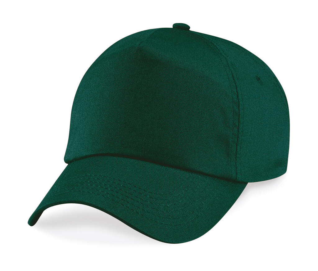 Junior Original 5 Panel Cap in Farbe Bottle Green
