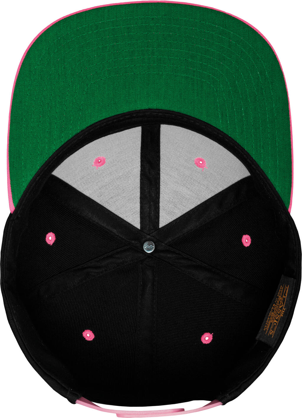 Classic Snapback 2-Tone Cap in Farbe Natural/Black