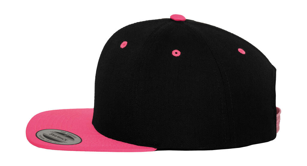 Classic Snapback 2-Tone Cap in Farbe Natural/Black