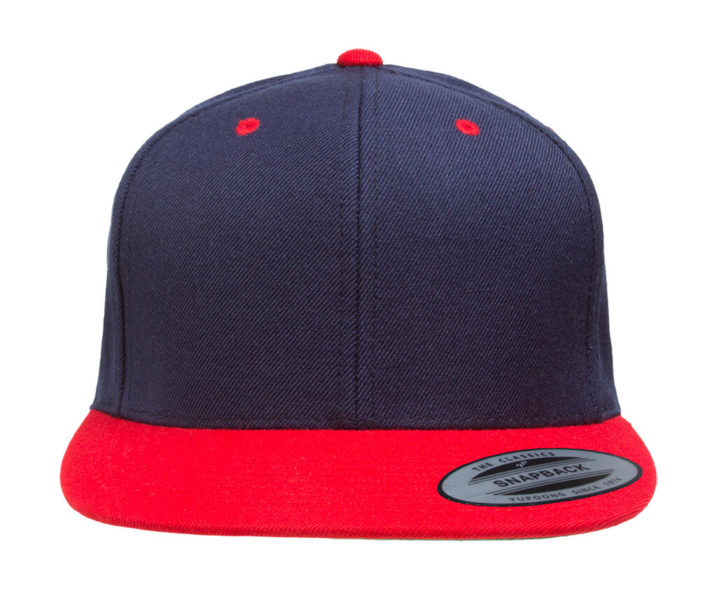 Classic Snapback 2-Tone Cap in Farbe Navy/Red