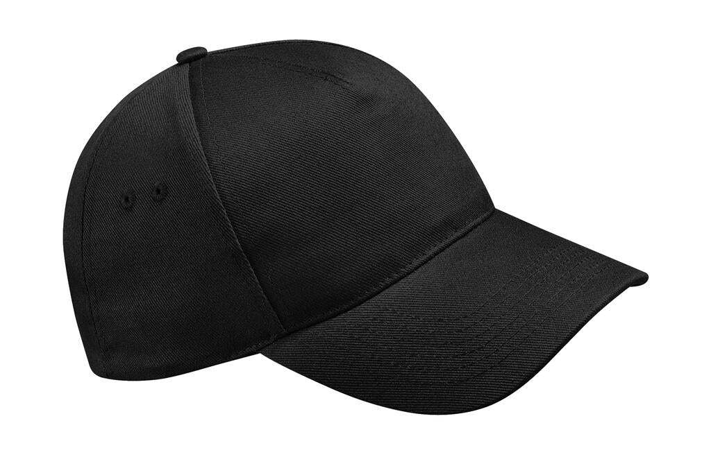 Ultimate 5 Panel Cap in Farbe Black