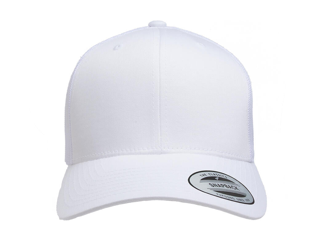 Retro Trucker in Farbe White