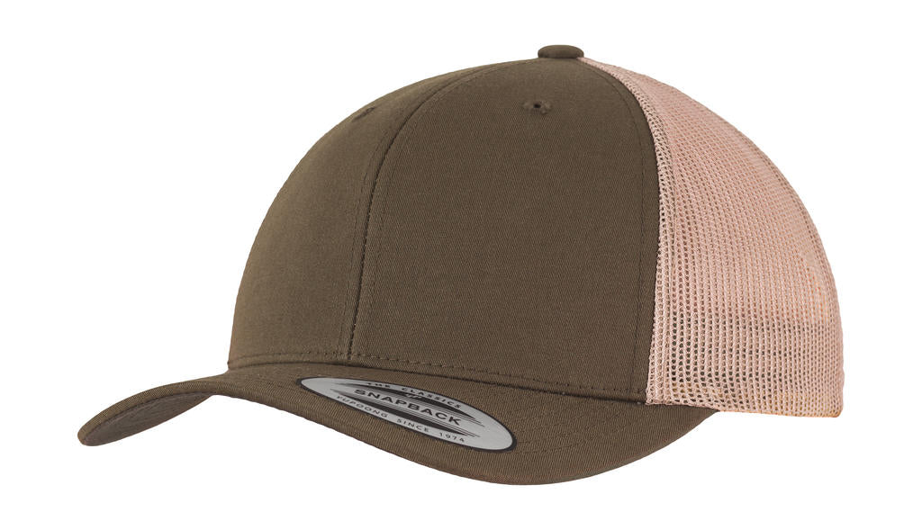 Retro Trucker 2-Tone in Farbe Moss/Khaki