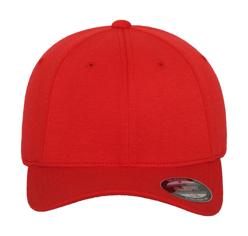 Double Jersey Cap in Farbe Red