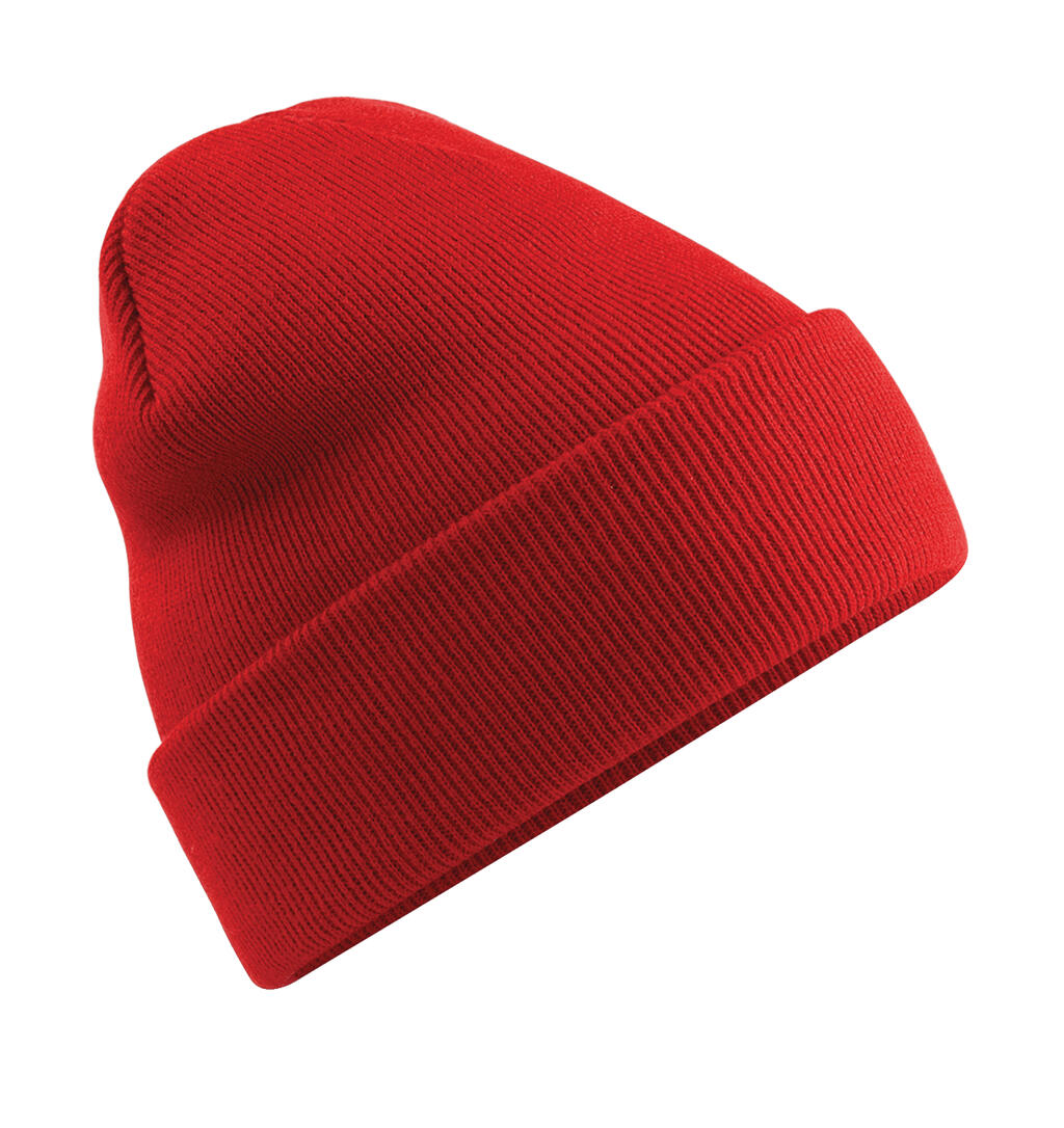 Original Cuffed Beanie in Farbe Bright Red