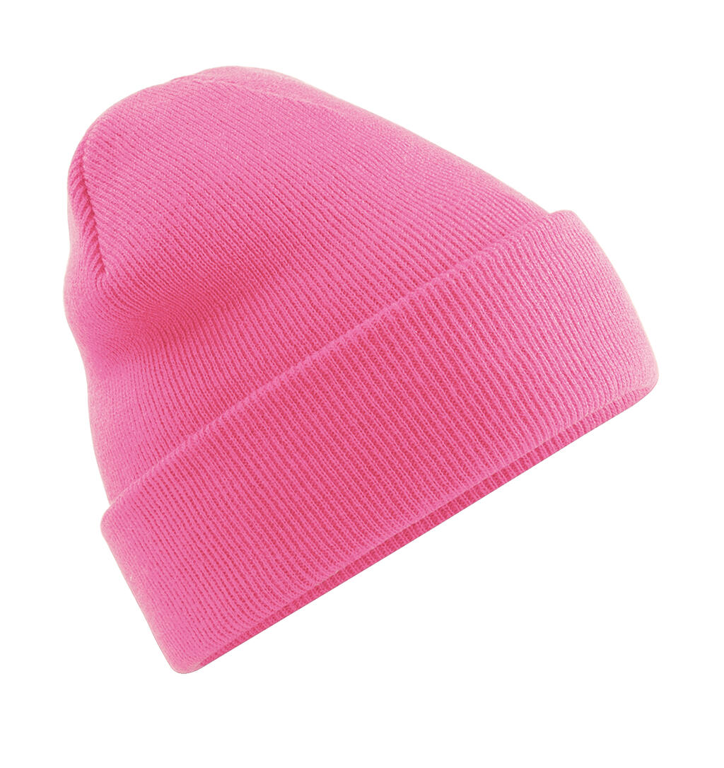 Original Cuffed Beanie in Farbe True Pink