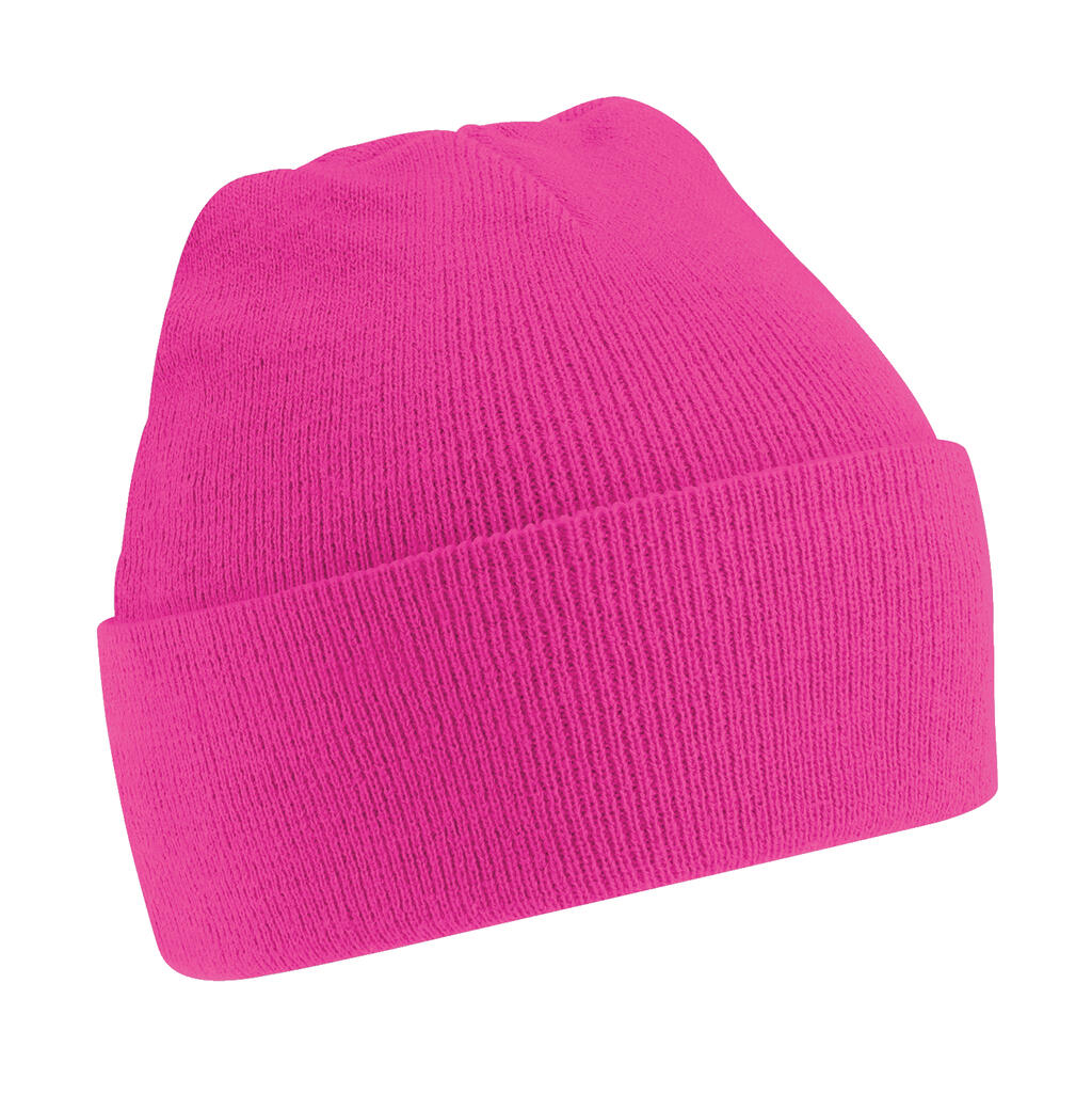 Junior Original Cuffed Beanie in Farbe Fuchsia