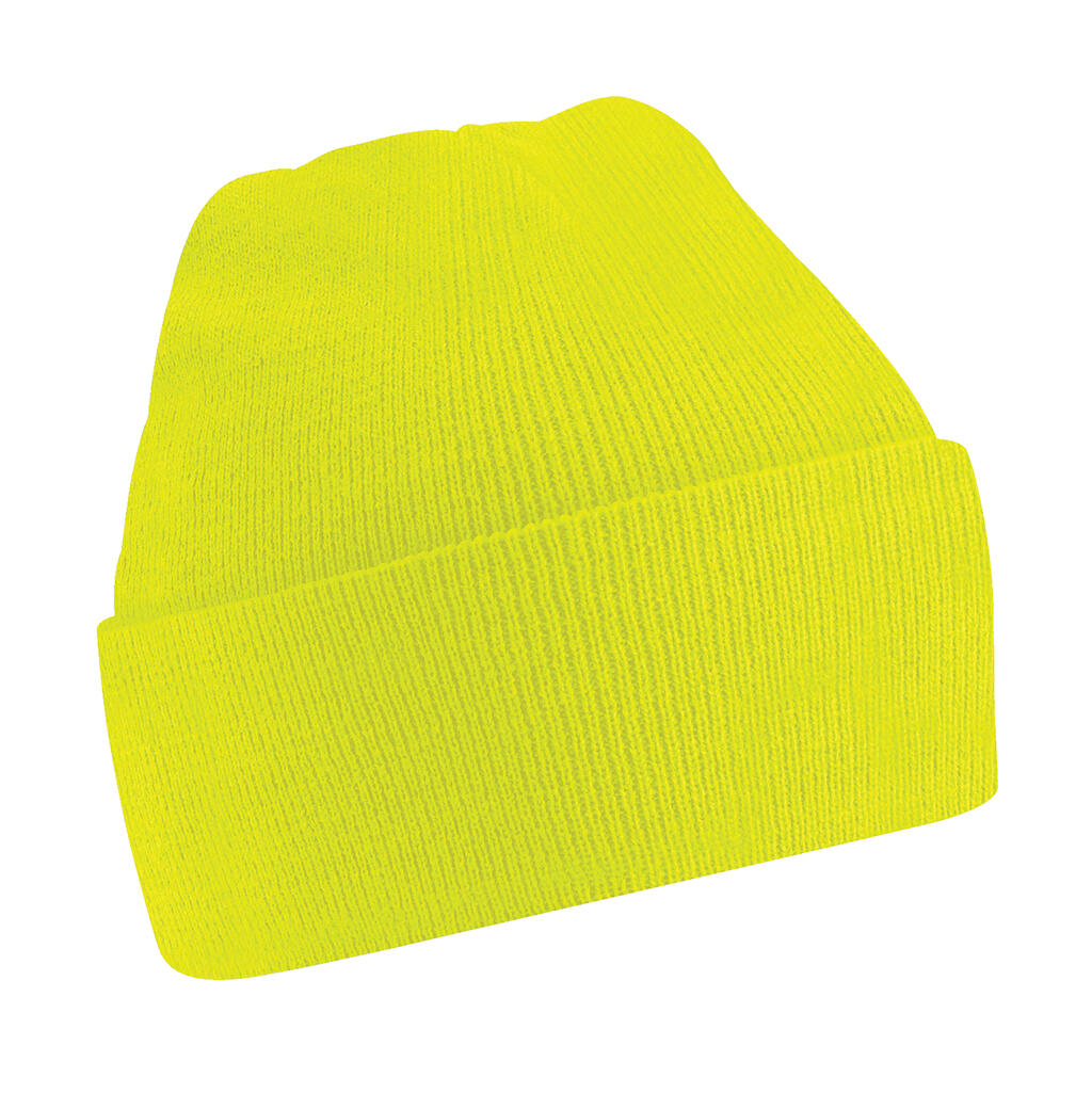 Junior Original Cuffed Beanie in Farbe Fluorescent Yellow