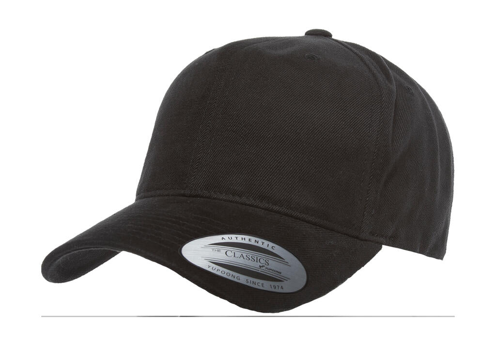 Brushed Cotton Twill Mid Profile in Farbe Black